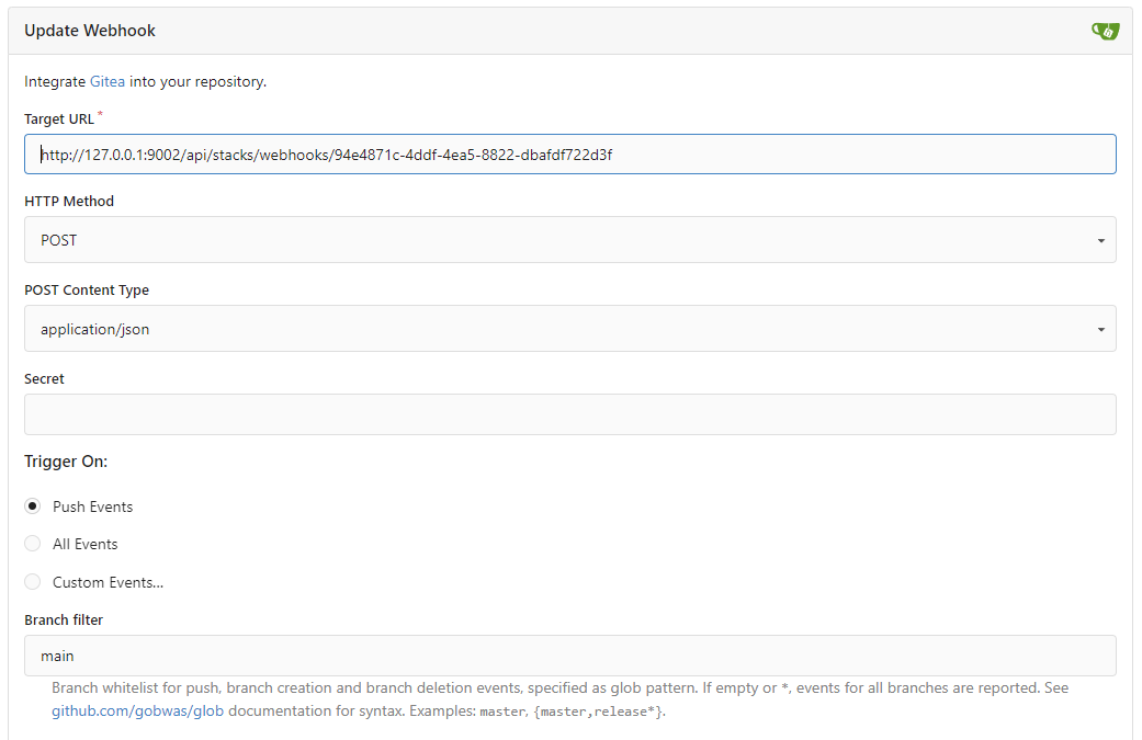 gitea-webhook